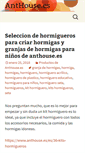 Mobile Screenshot of granjadehormigas.com